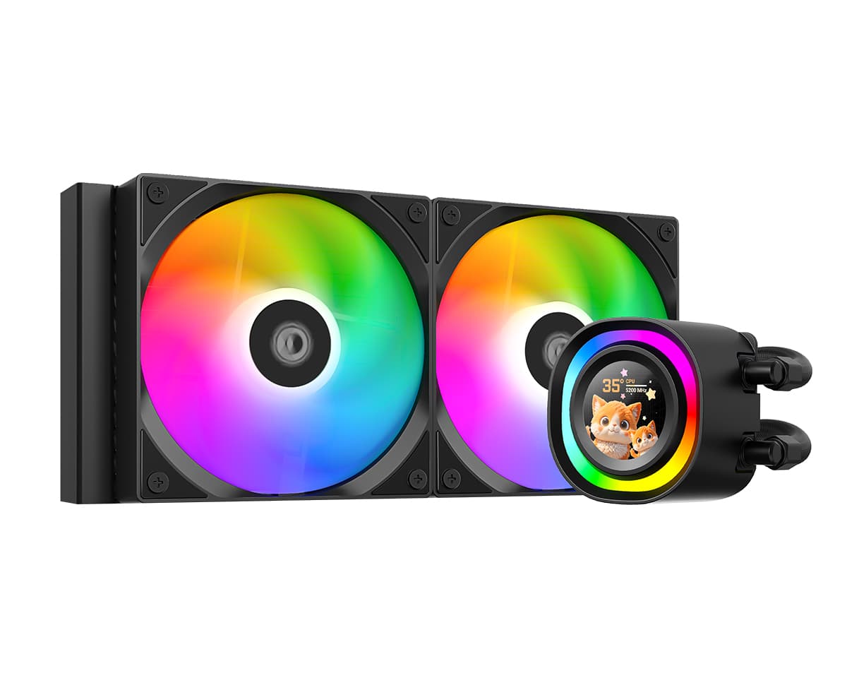 ID-Cooling FX 240 LCD (240mm, Display)